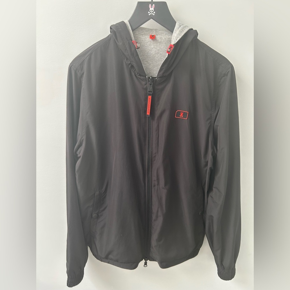 PSYCHO BUNNY Reversible Windbreaker Hoodie
